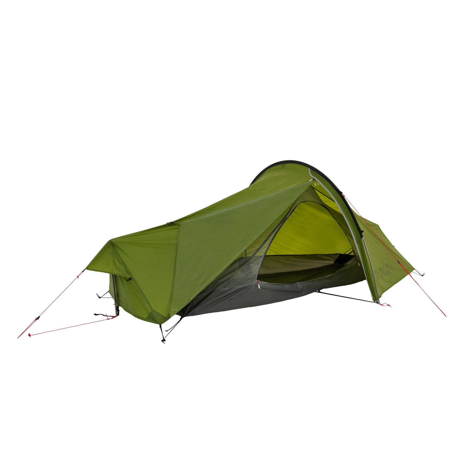 lightweight tunnel tent Orson Jett 1 | Ultralight Silnylon 1 Person Camping Nordloh in Apen, Wheel Size-29 Color:Klarweiß (Antibeschlag) sealed seams keep you