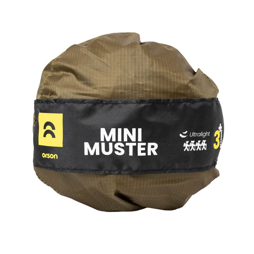 Orson Orson Mini Muster | Ultralight Silpoly 3-4 Person Tipi Tent | 1.75kg