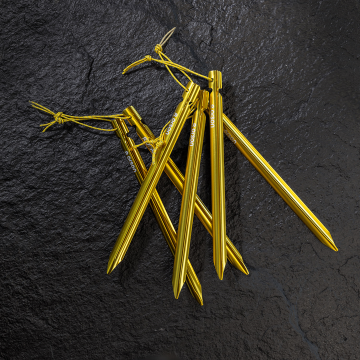 Orson Orson 15cm or 18cm Aluminium Y Tent Pegs - 6 Pack