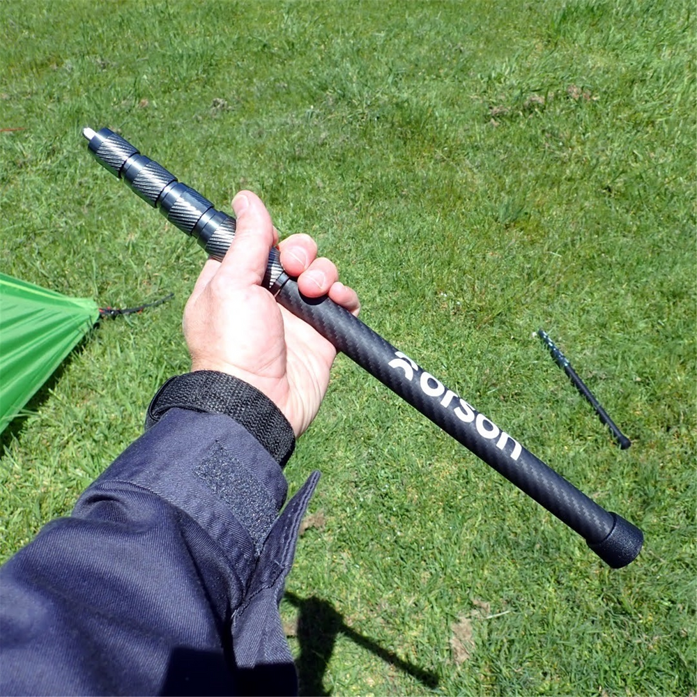 Orson Orson Telescopic Carbon Fibre Ultralight Tarp Pole - 43-180cm, 195g