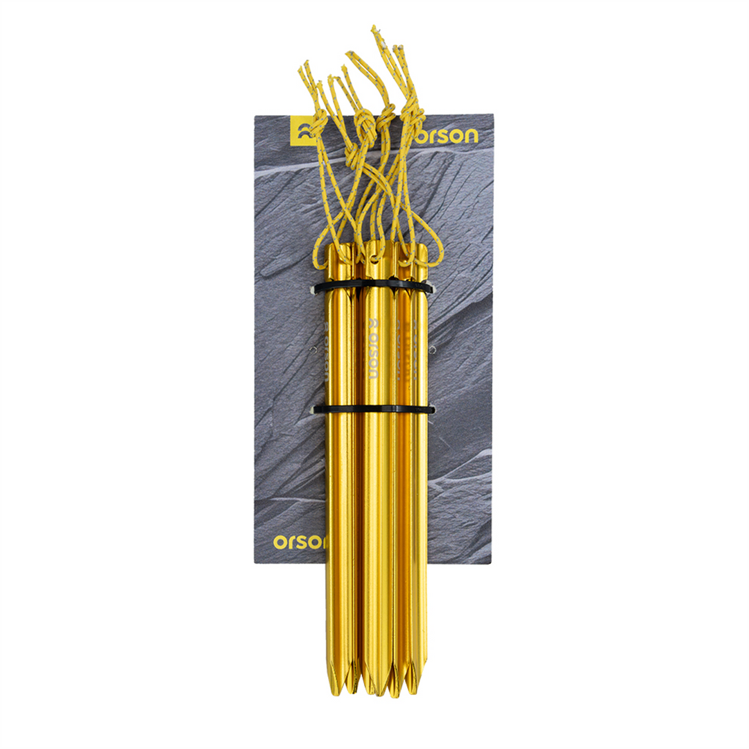 Orson Orson 15cm or 18cm Aluminium Y Tent Pegs - 6 Pack