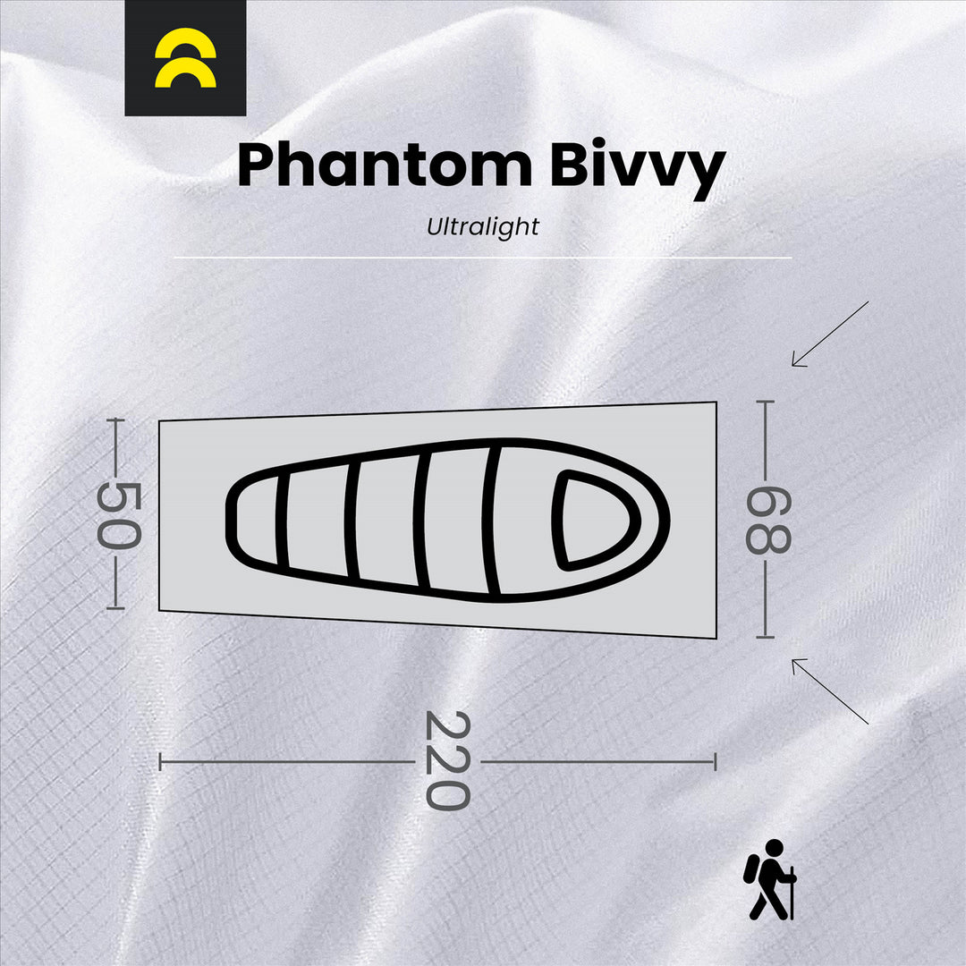 Orson Orson Phantom Bivvy | Ultralight 1 Person Bivvy Bag | 0.68kg